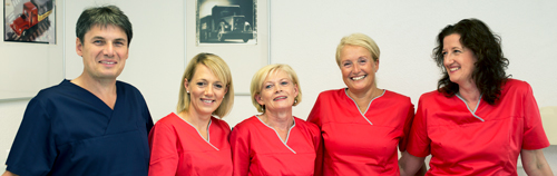 Team der Zahnarztpraxis Armin Scheel